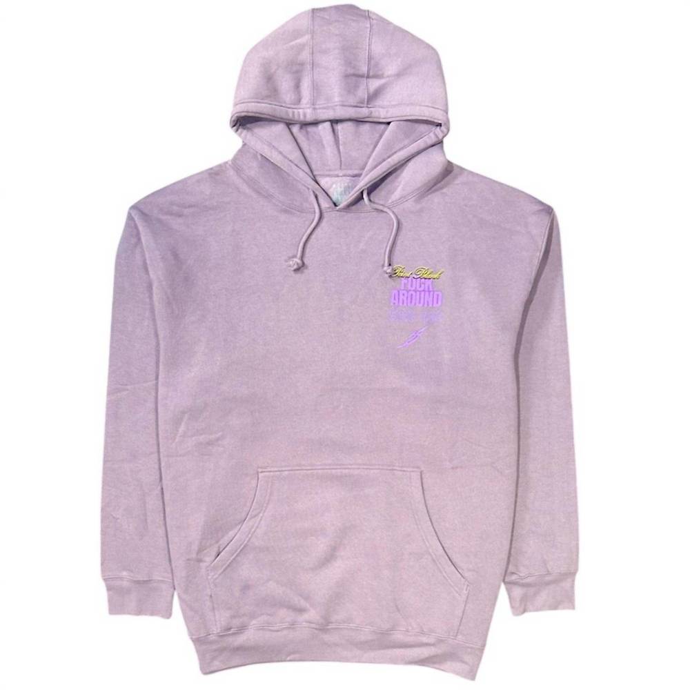 NEW POINT BLANK men's cotton hoodie in lavender